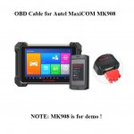 OBD2 Cable Replacement for Autel MaxiCOM MK908 Bluetooth VCI